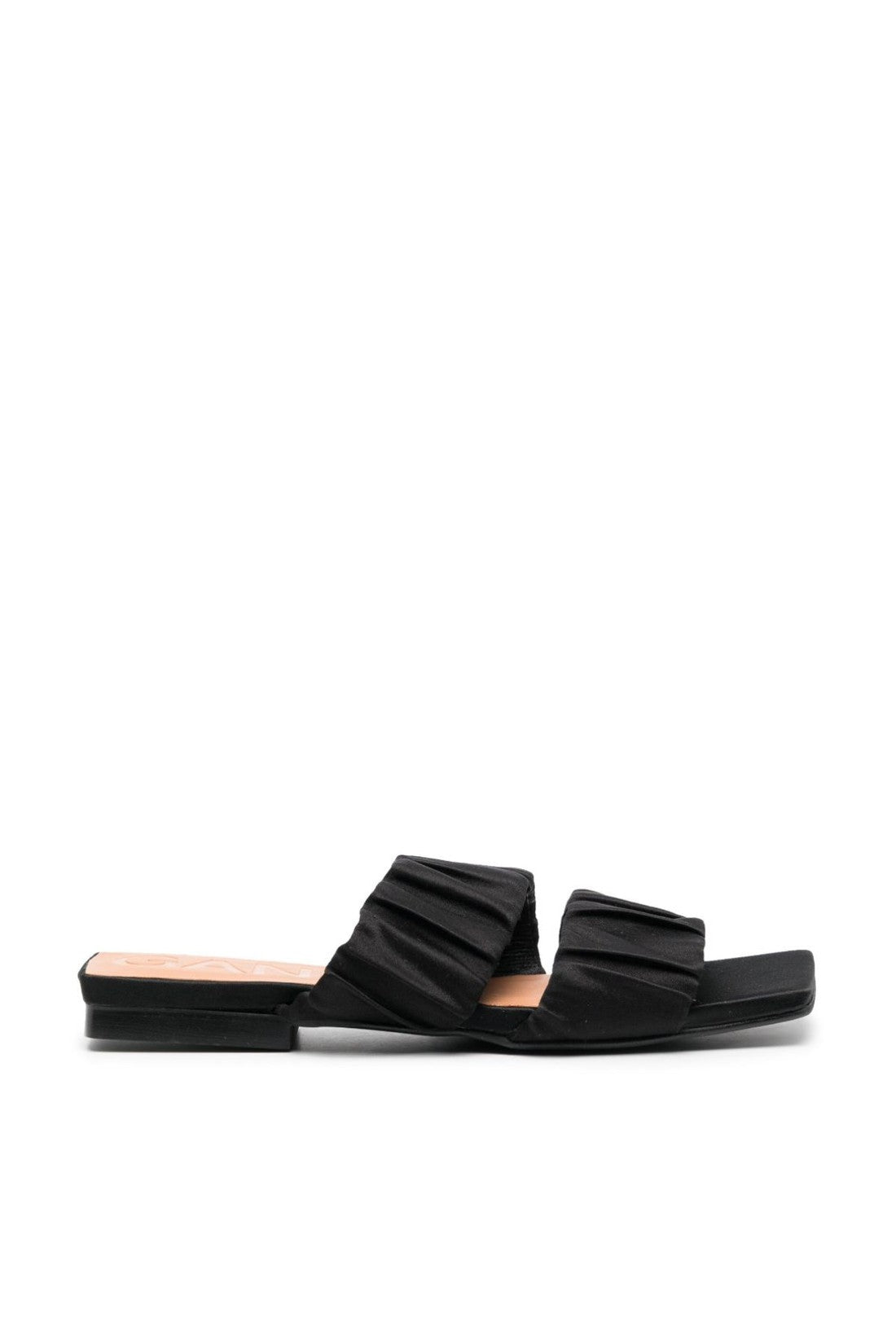 Ganni-OUTLET-SALE-Smock Flat Sandals-ARCHIVIST