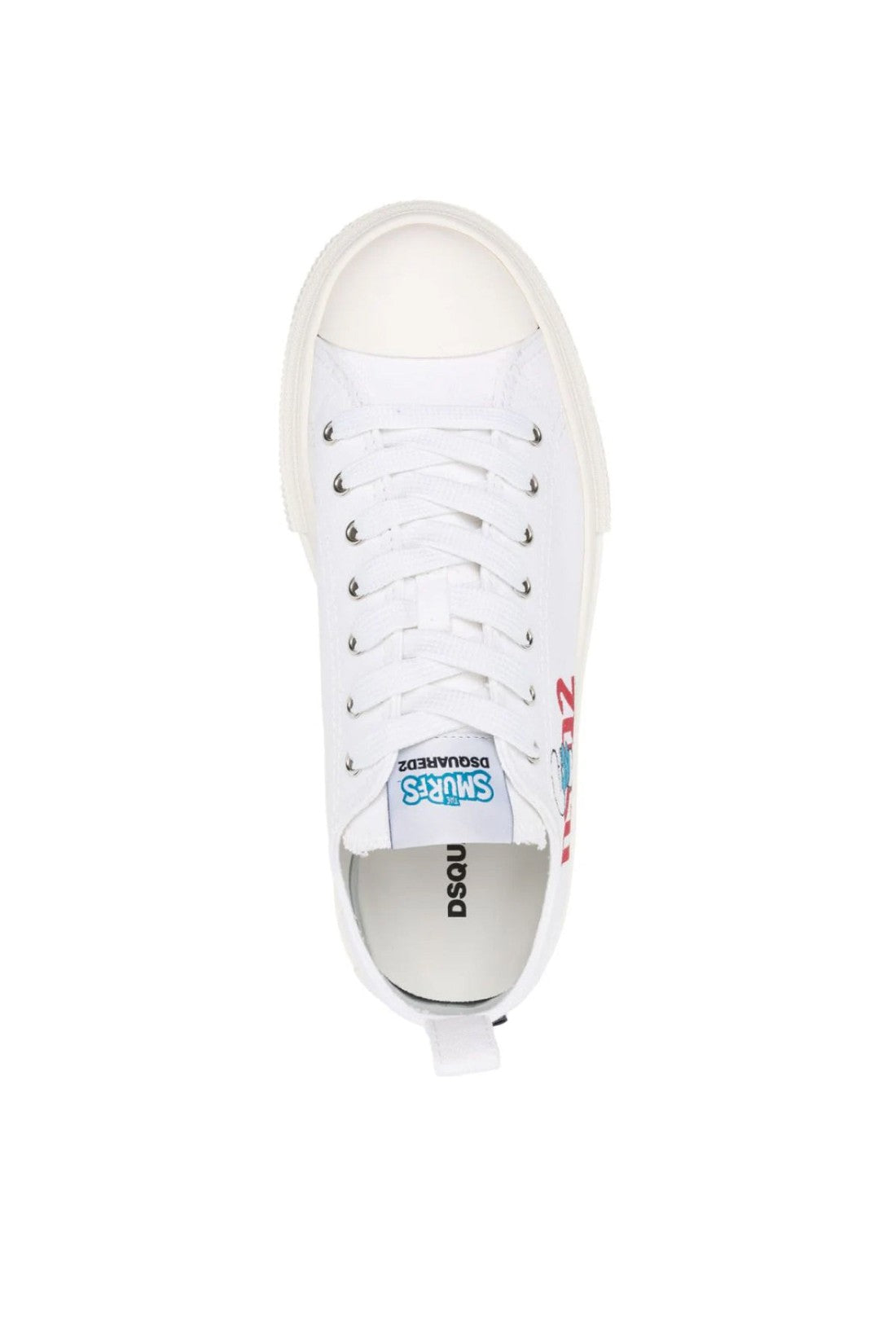 Dsquared2-OUTLET-SALE-Smurfs Grouchy Low Top Sneakers-ARCHIVIST