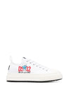 Dsquared2-OUTLET-SALE-Smurfs Grouchy Low Top Sneakers-ARCHIVIST