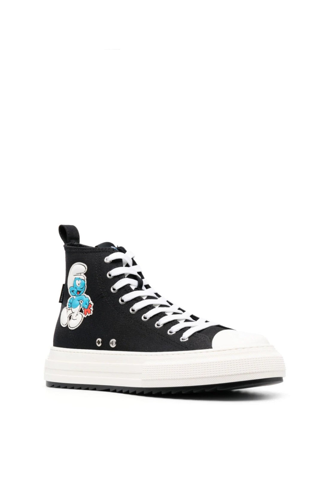 Dsquared2-OUTLET-SALE-Smurfs Handy High-Top Sneakers-ARCHIVIST