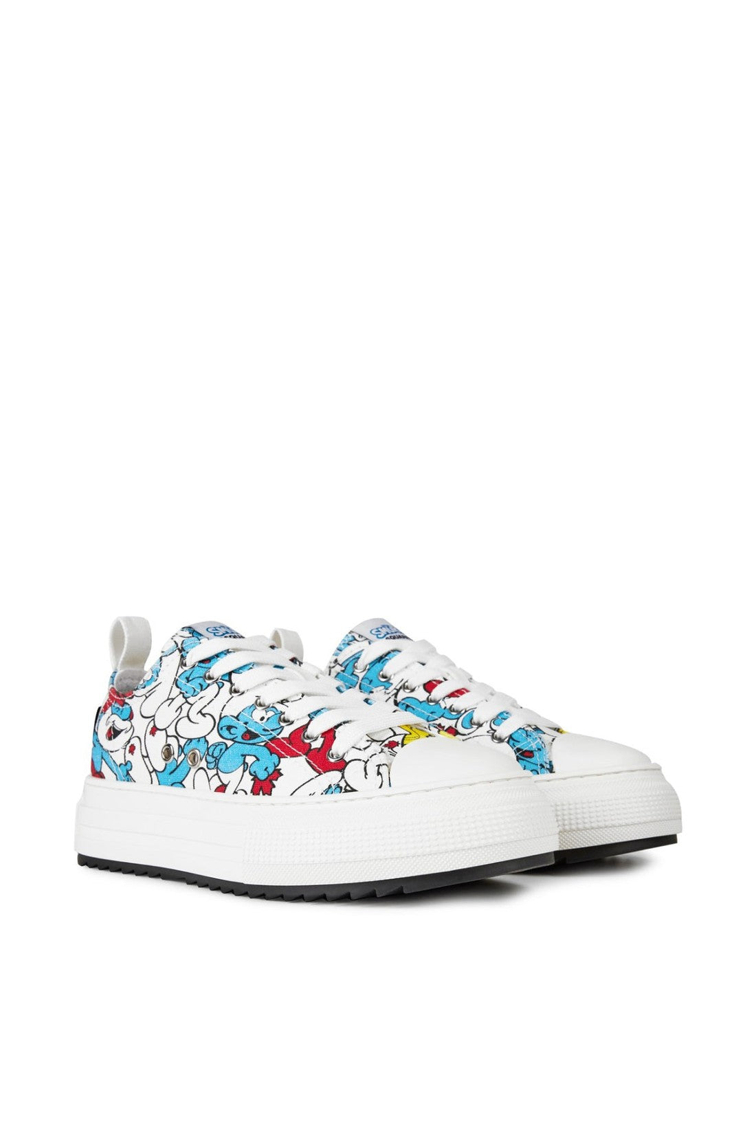 Dsquared2-OUTLET-SALE-Smurfs Low Top Sneakers-ARCHIVIST