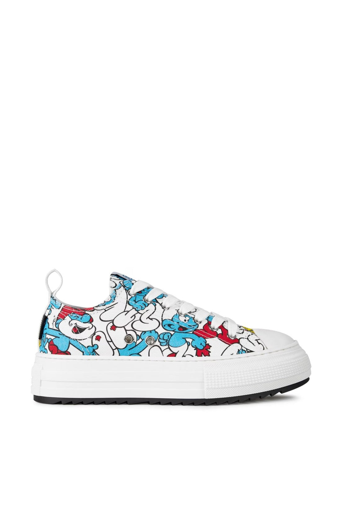 Dsquared2-OUTLET-SALE-Smurfs Low Top Sneakers-ARCHIVIST