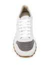 BRUNELLO CUCINELLI-OUTLET-SALE-Sneaker Weiss-ARCHIVIST