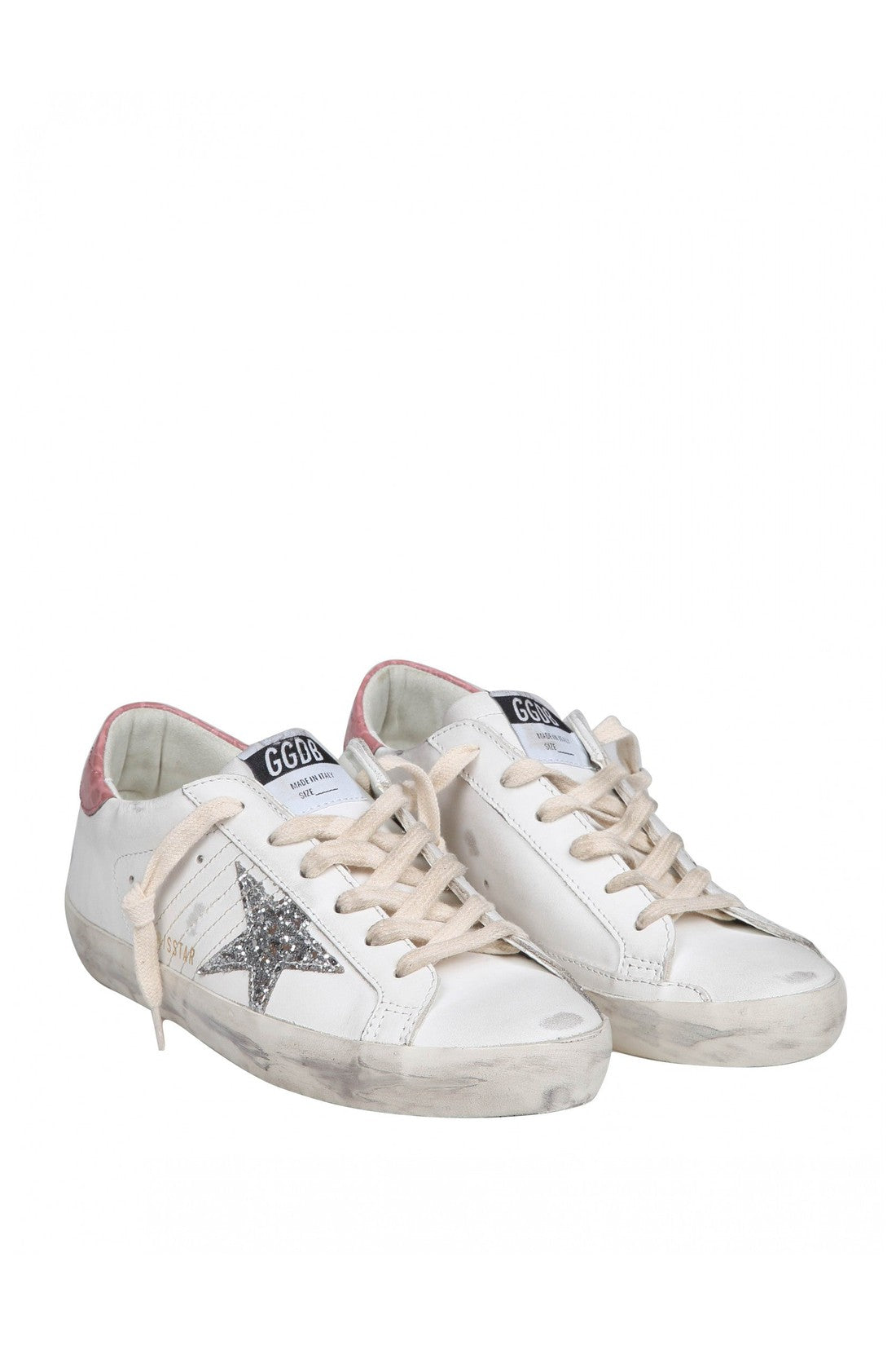 GOLDEN GOOSE-OUTLET-SALE-Sneaker Weiss-ARCHIVIST