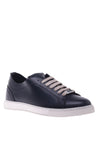 Sneaker in blue calfskin