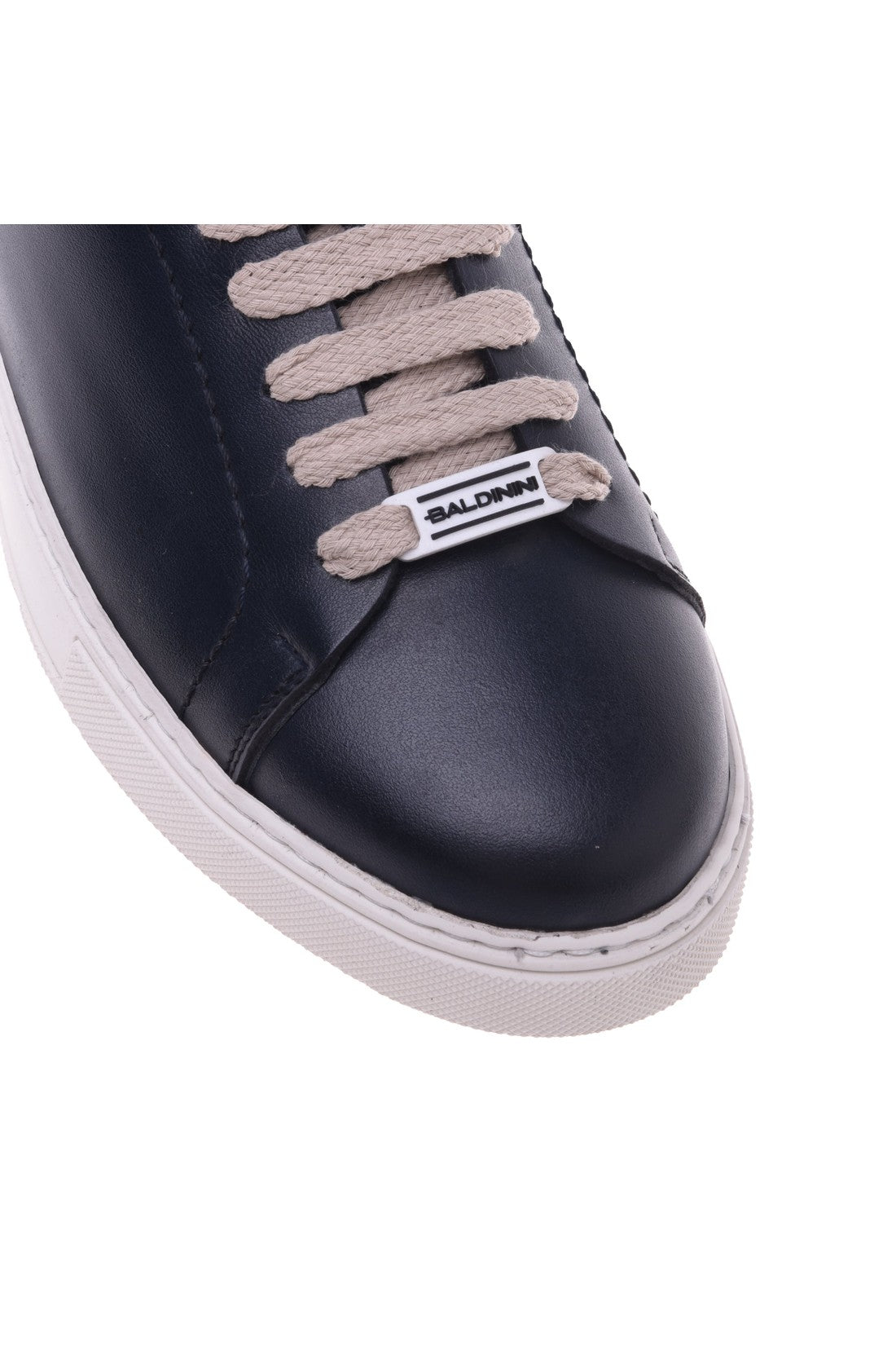 Sneaker in blue calfskin