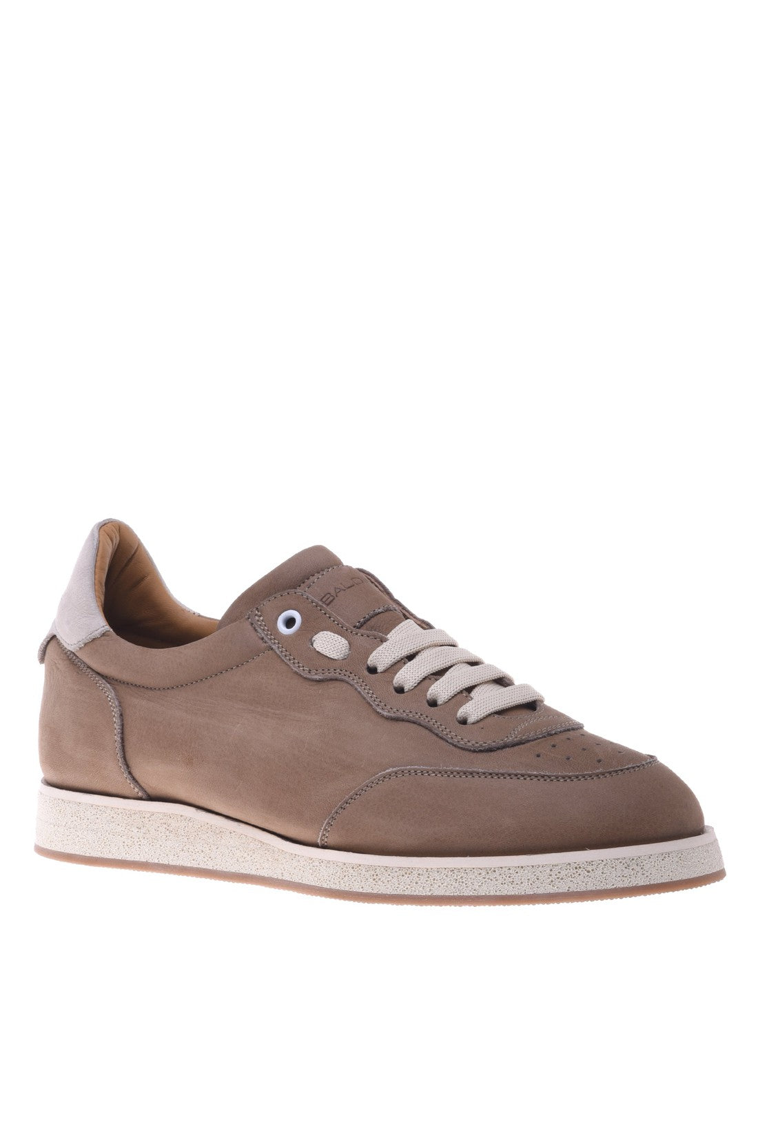 Sneaker in taupe nubuck