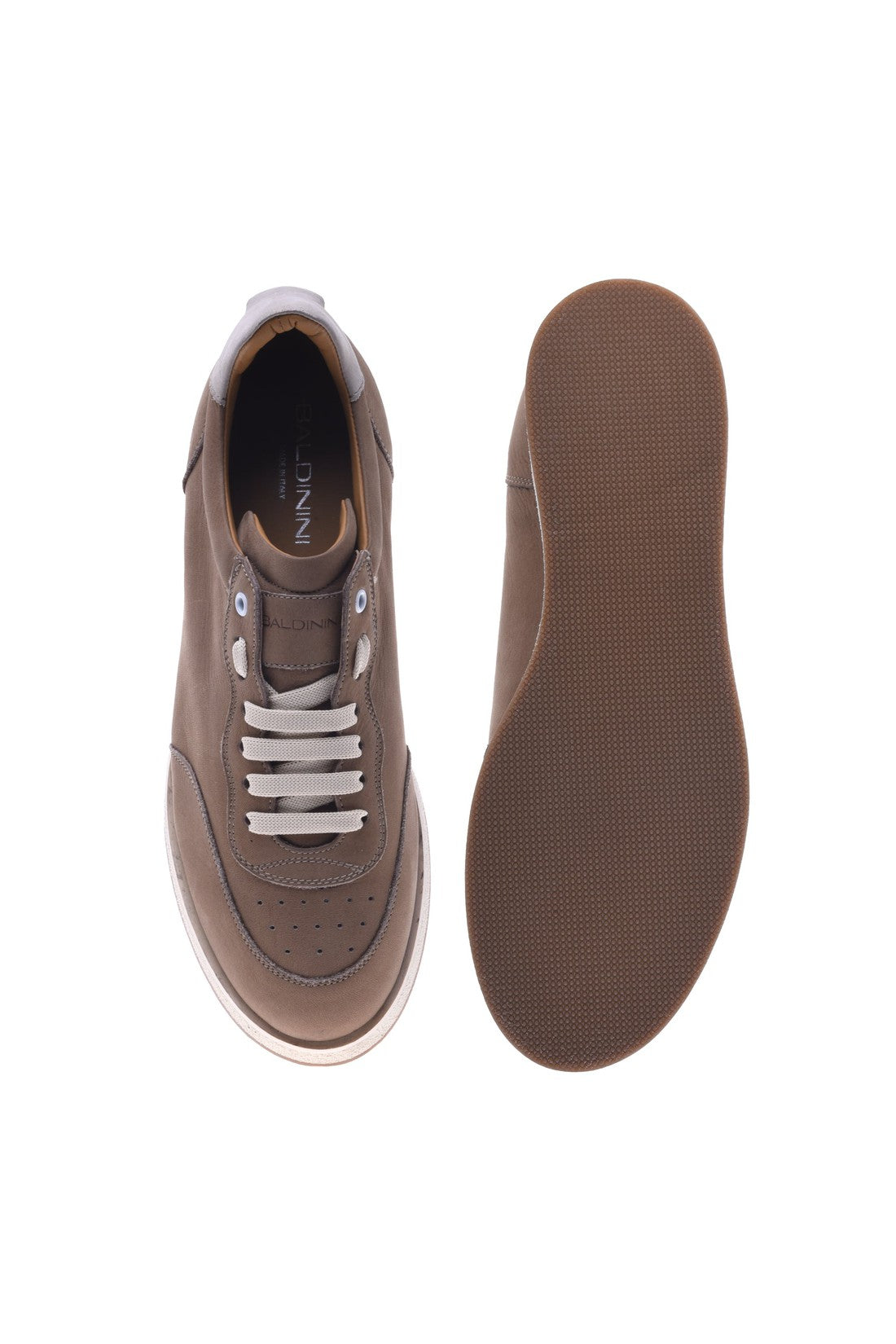 BALDININI OUTLET Sneaker in taupe nubuck im SALE ARCHIVIST