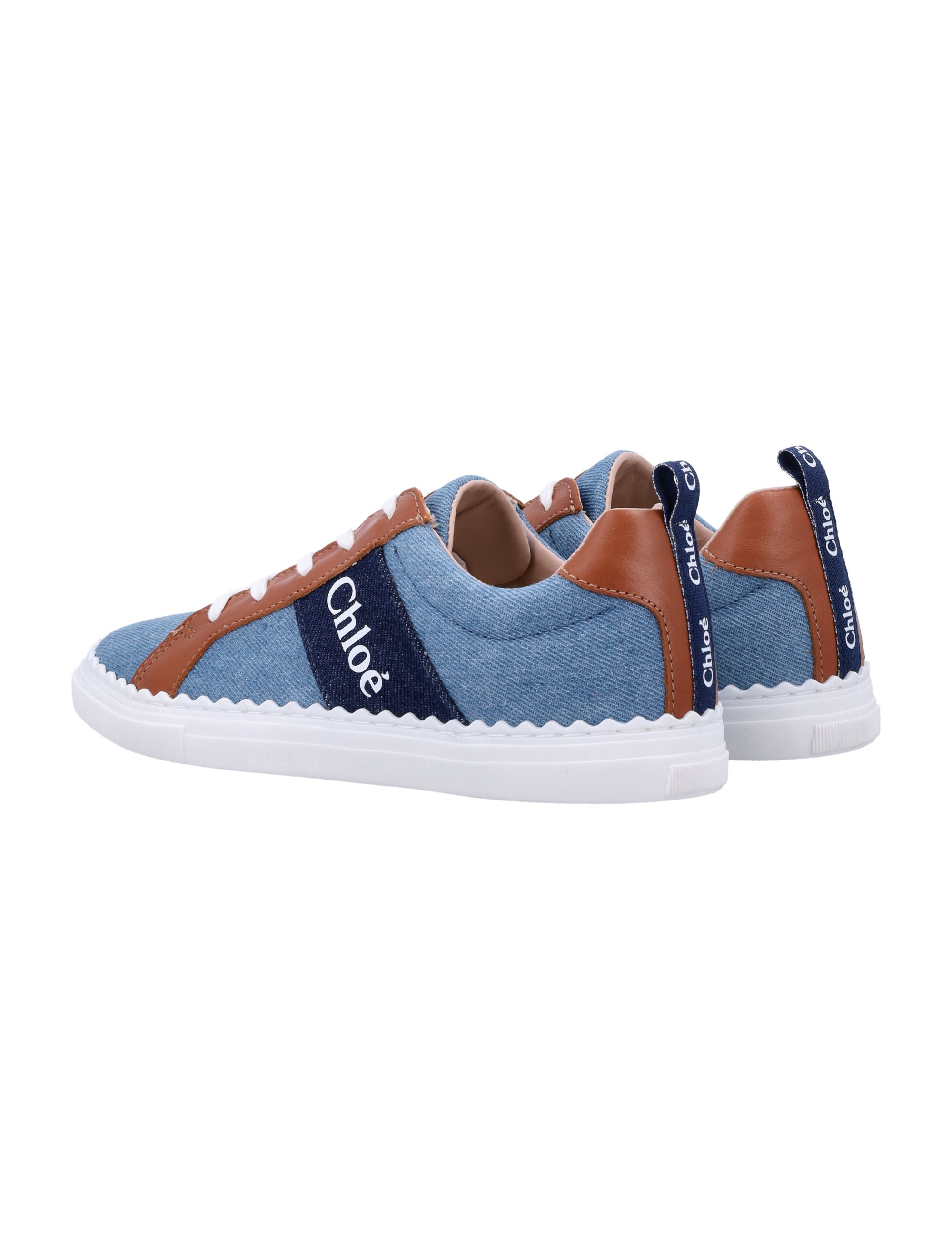 CHLOÈ-OUTLET-SALE-Sneakers BLAU-ARCHIVIST