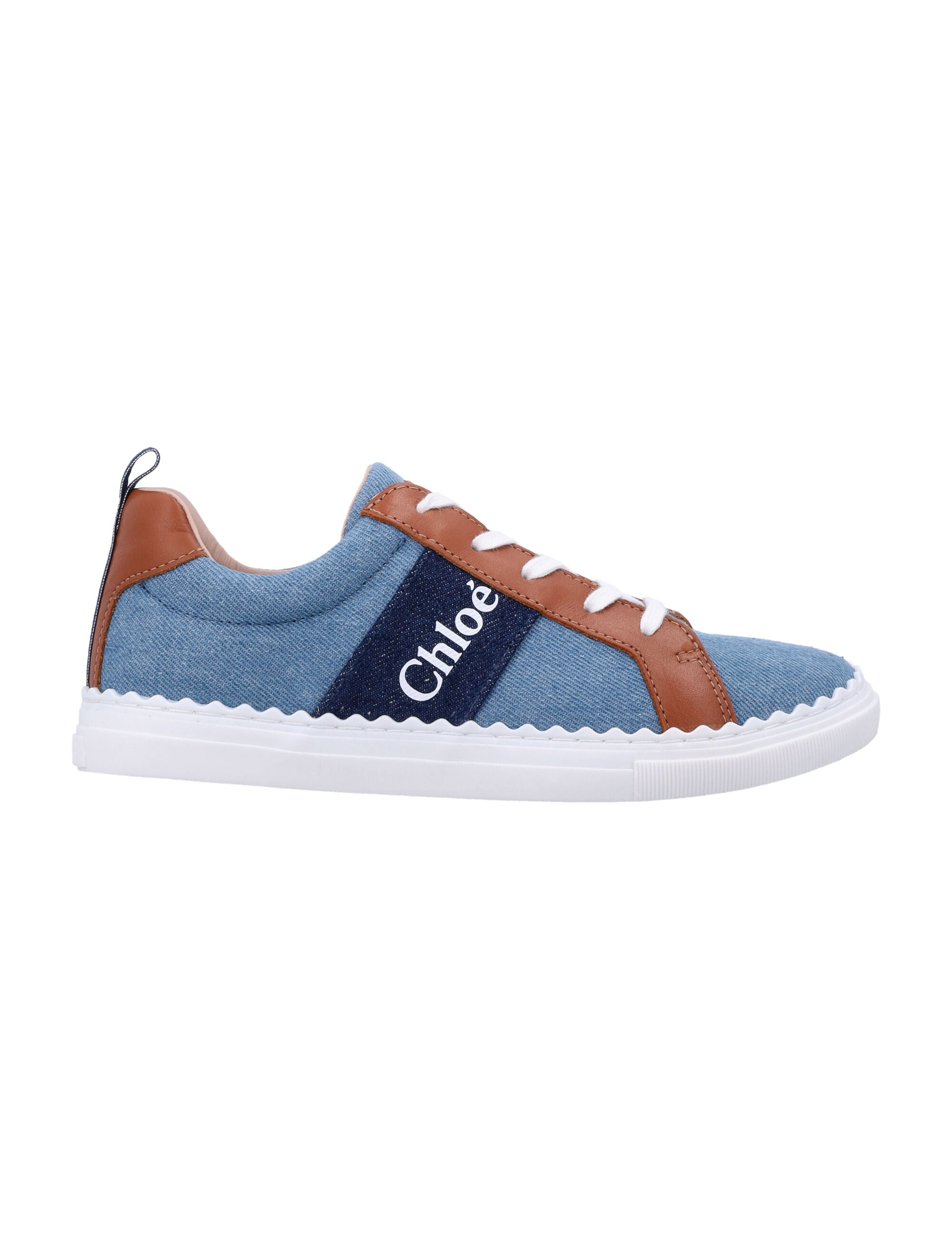 CHLOÈ-OUTLET-SALE-Sneakers BLAU-ARCHIVIST