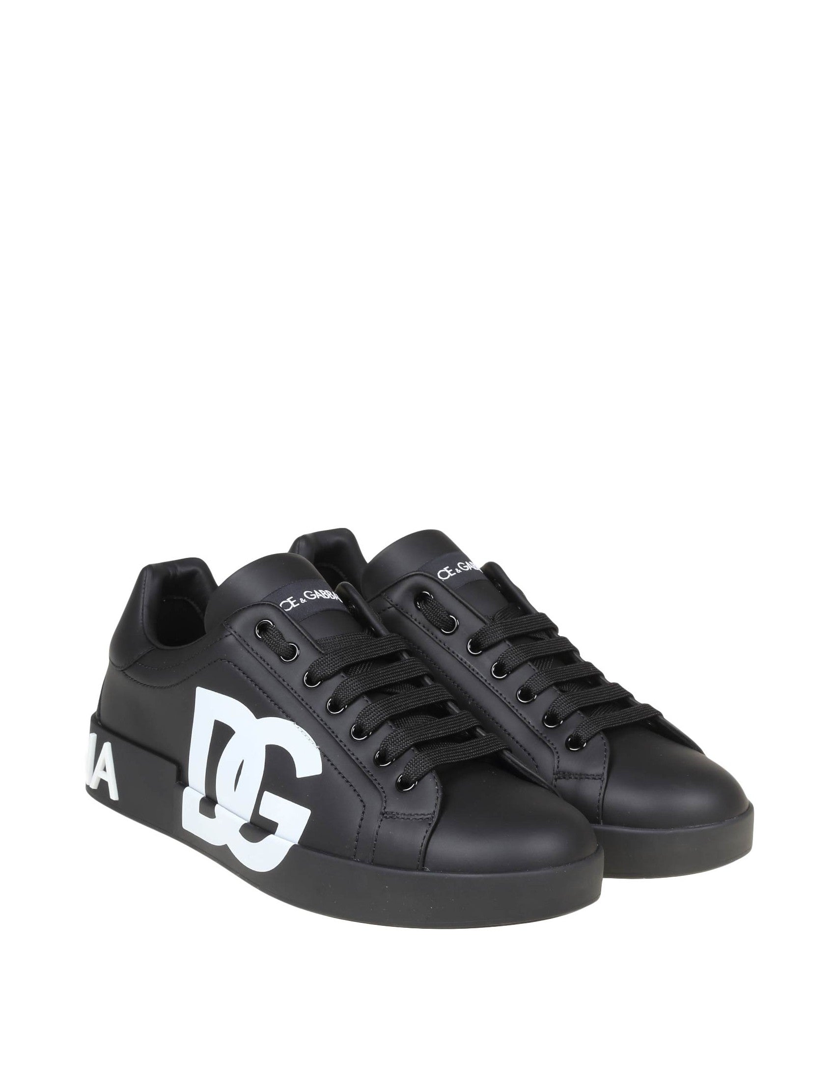 DOLCE & GABBANA-OUTLET-SALE-Sneakers SCHWARZ-ARCHIVIST