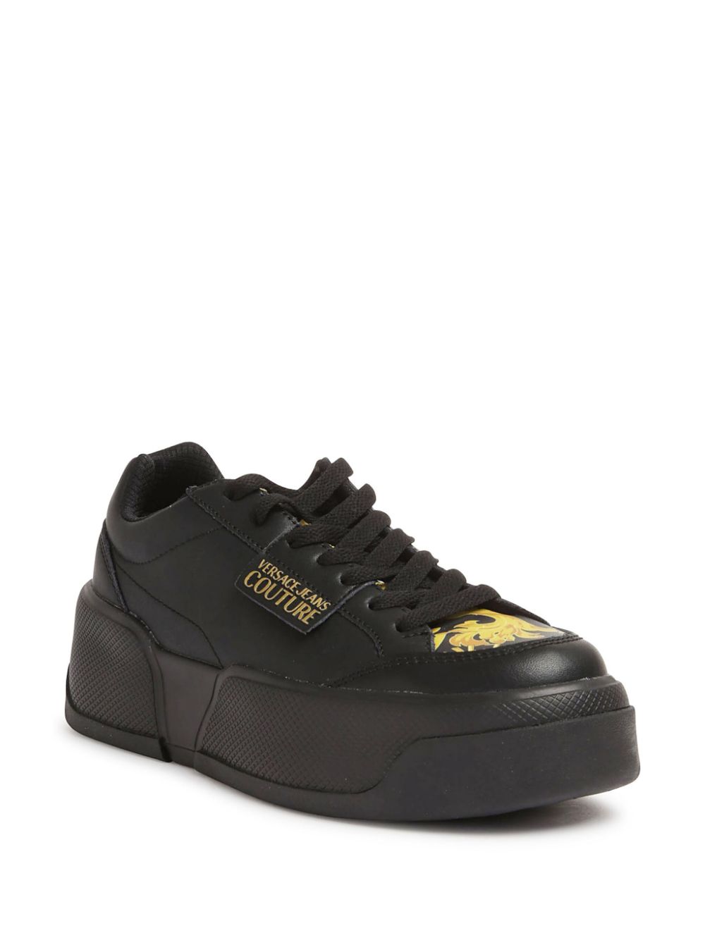 VERSACE JEANS COUTURE-OUTLET-SALE-Sneakers SCHWARZ-ARCHIVIST