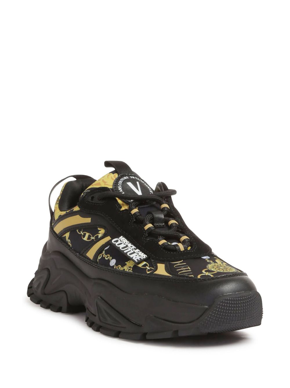 VERSACE JEANS COUTURE-OUTLET-SALE-Sneakers SCHWARZ-ARCHIVIST