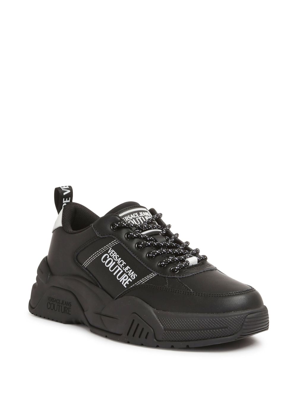 VERSACE JEANS COUTURE-OUTLET-SALE-Sneakers SCHWARZ-ARCHIVIST