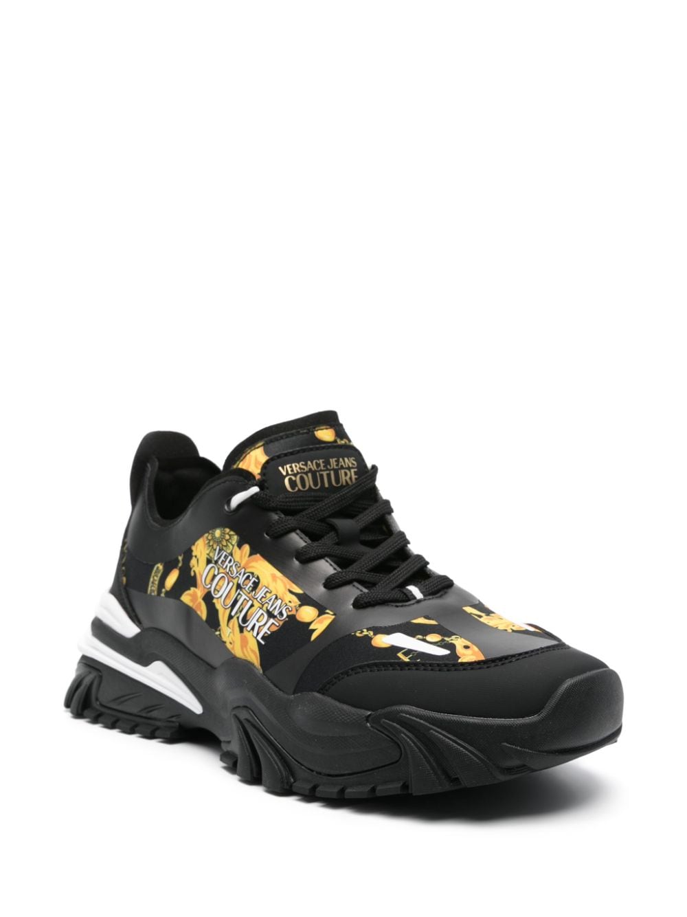 VERSACE JEANS COUTURE-OUTLET-SALE-Sneakers SCHWARZ-ARCHIVIST