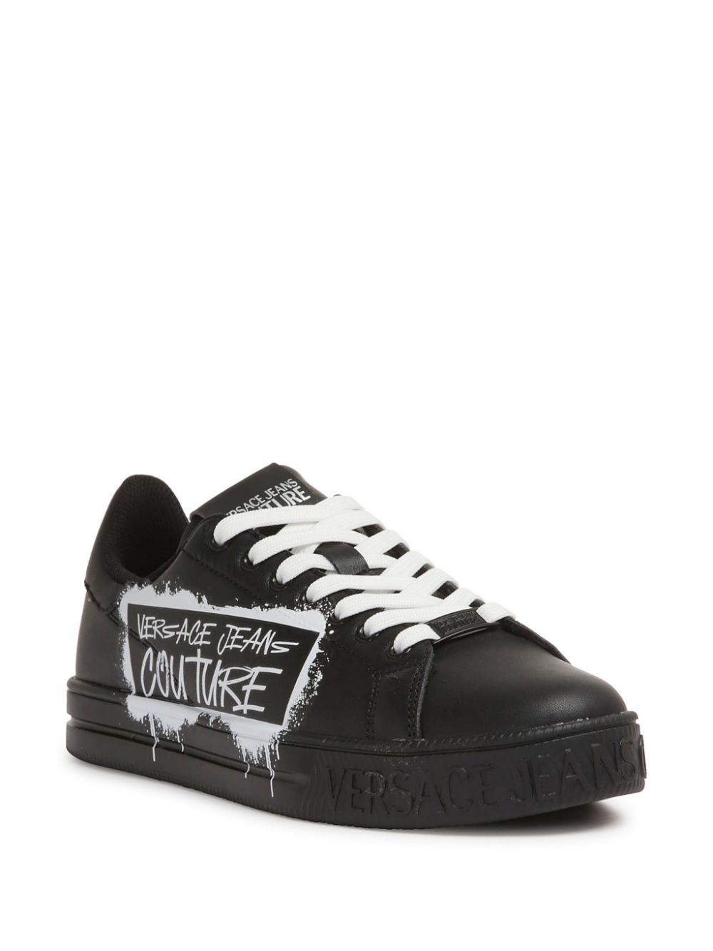 VERSACE JEANS COUTURE-OUTLET-SALE-Sneakers SCHWARZ-ARCHIVIST