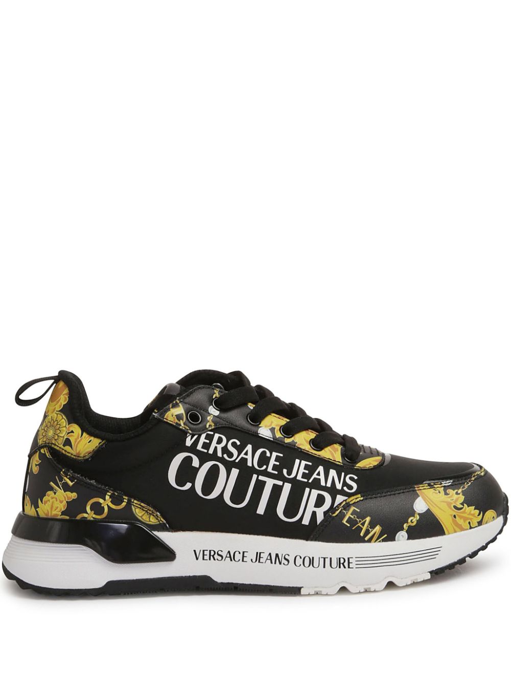 VERSACE JEANS COUTURE-OUTLET-SALE-Sneakers SCHWARZ-ARCHIVIST