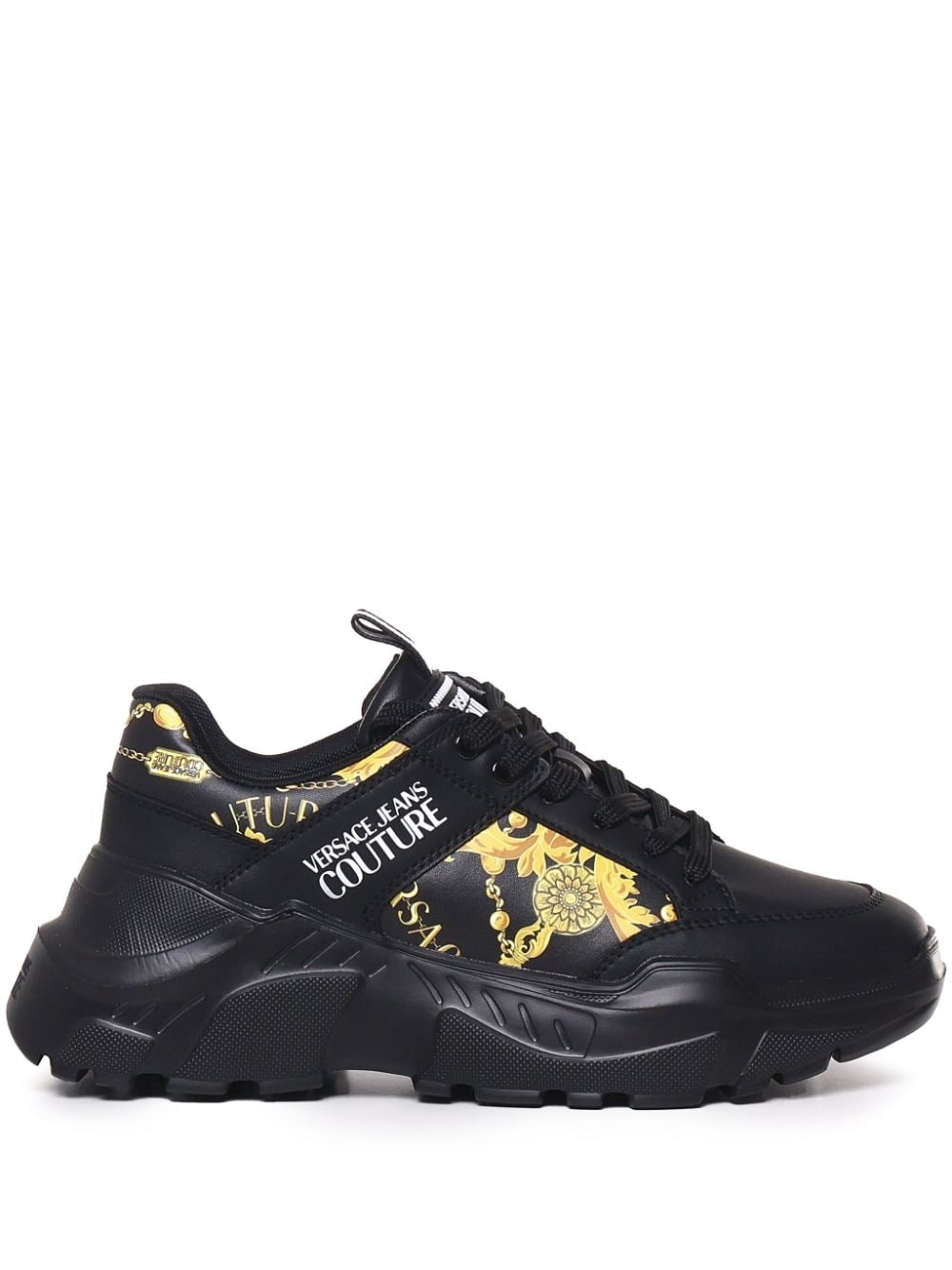 Versace Jeans Couture-OUTLET-SALE-Sneakers SCHWARZ-ARCHIVIST