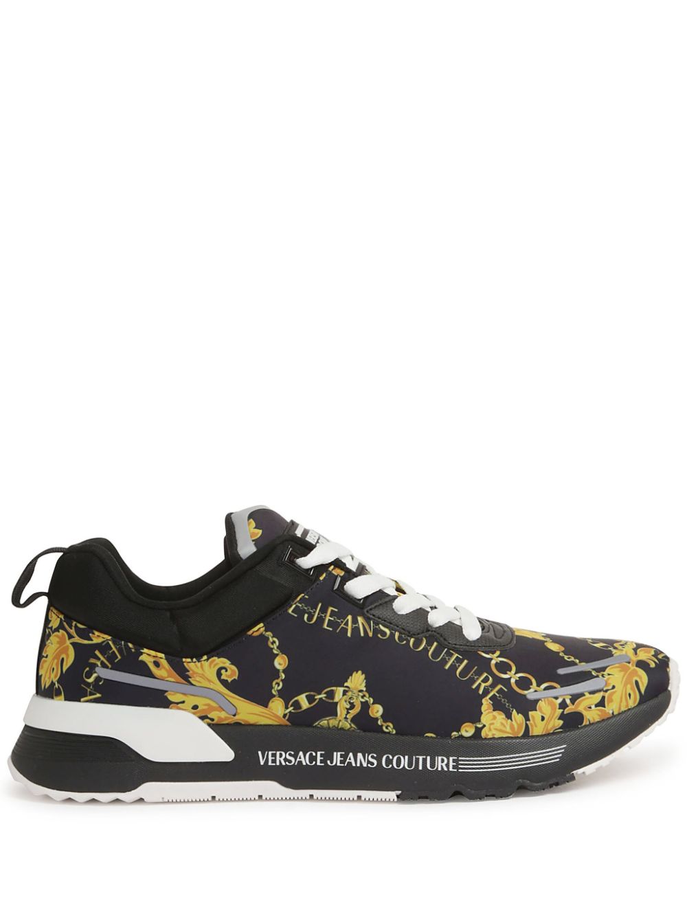 VERSACE JEANS COUTURE-OUTLET-SALE-Sneakers SCHWARZ-ARCHIVIST