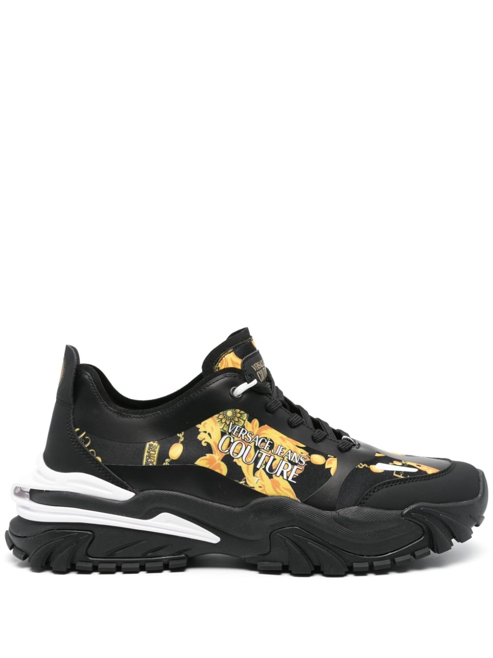 VERSACE JEANS COUTURE-OUTLET-SALE-Sneakers SCHWARZ-ARCHIVIST