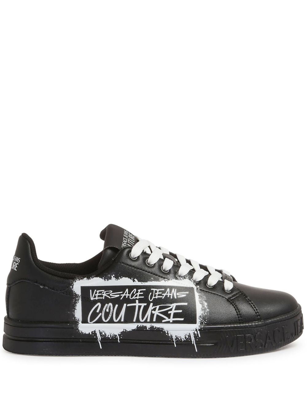 VERSACE JEANS COUTURE-OUTLET-SALE-Sneakers SCHWARZ-ARCHIVIST