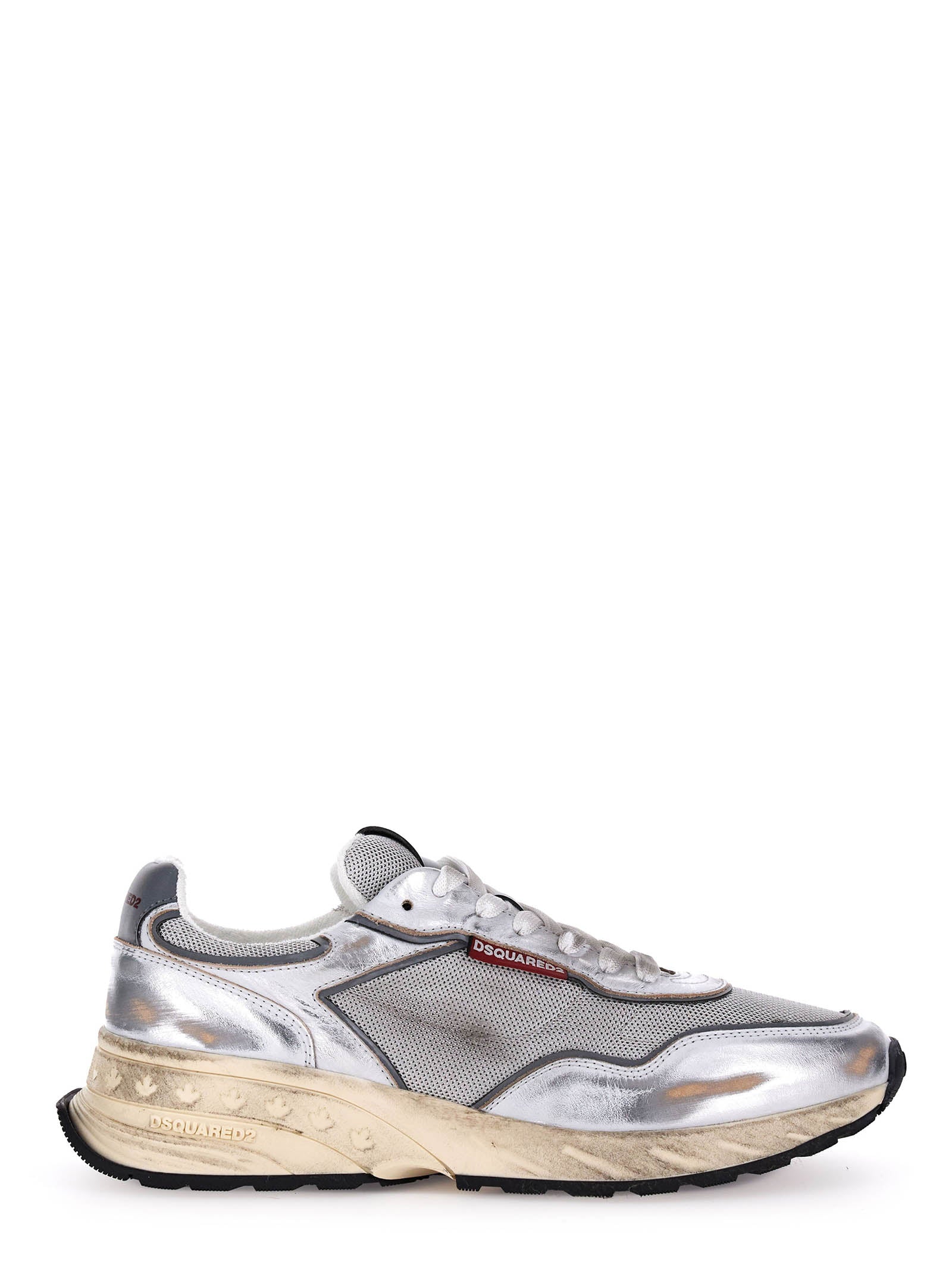 Dsquared2-OUTLET-SALE-Sneakers SILBER-ARCHIVIST