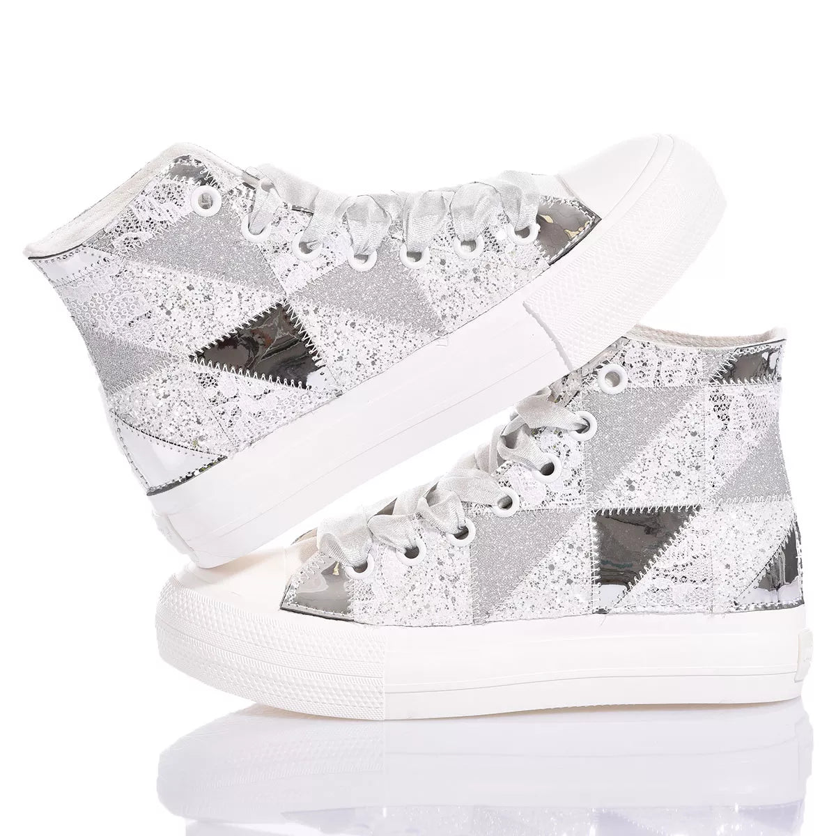 Mimanera-OUTLET-SALE-Sneakers SILBER-ARCHIVIST