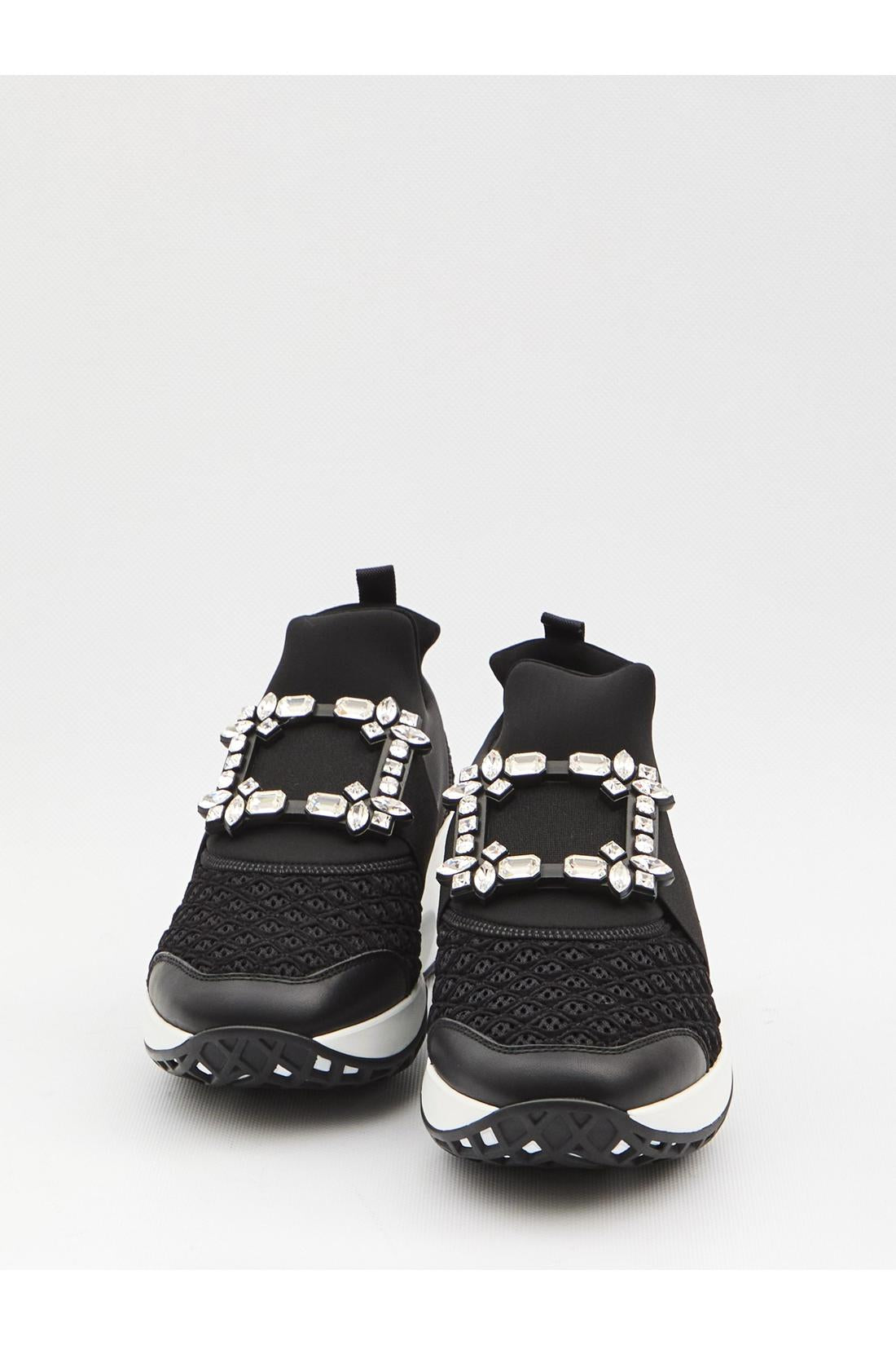 Roger Vivier-OUTLET-SALE-Sneakers Viv' Run in fabric-ARCHIVIST