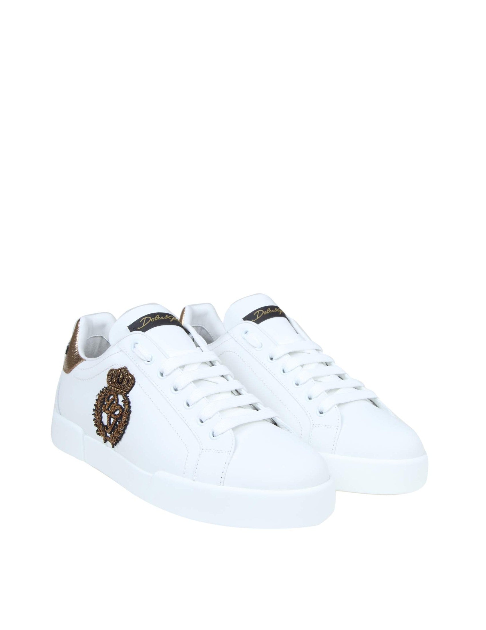 DOLCE & GABBANA-OUTLET-SALE-Sneakers WEISS-ARCHIVIST