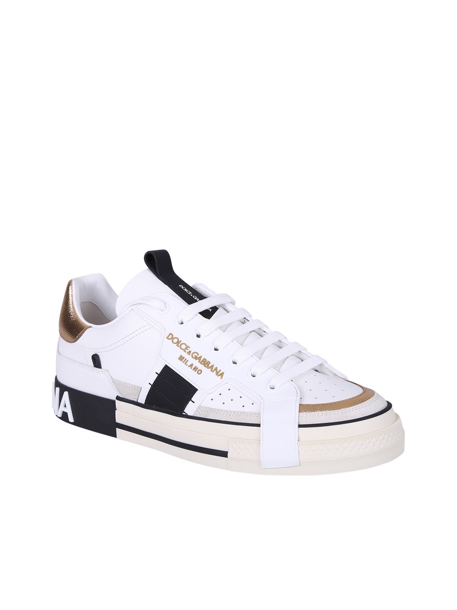 DOLCE & GABBANA-OUTLET-SALE-Sneakers WEISS-ARCHIVIST