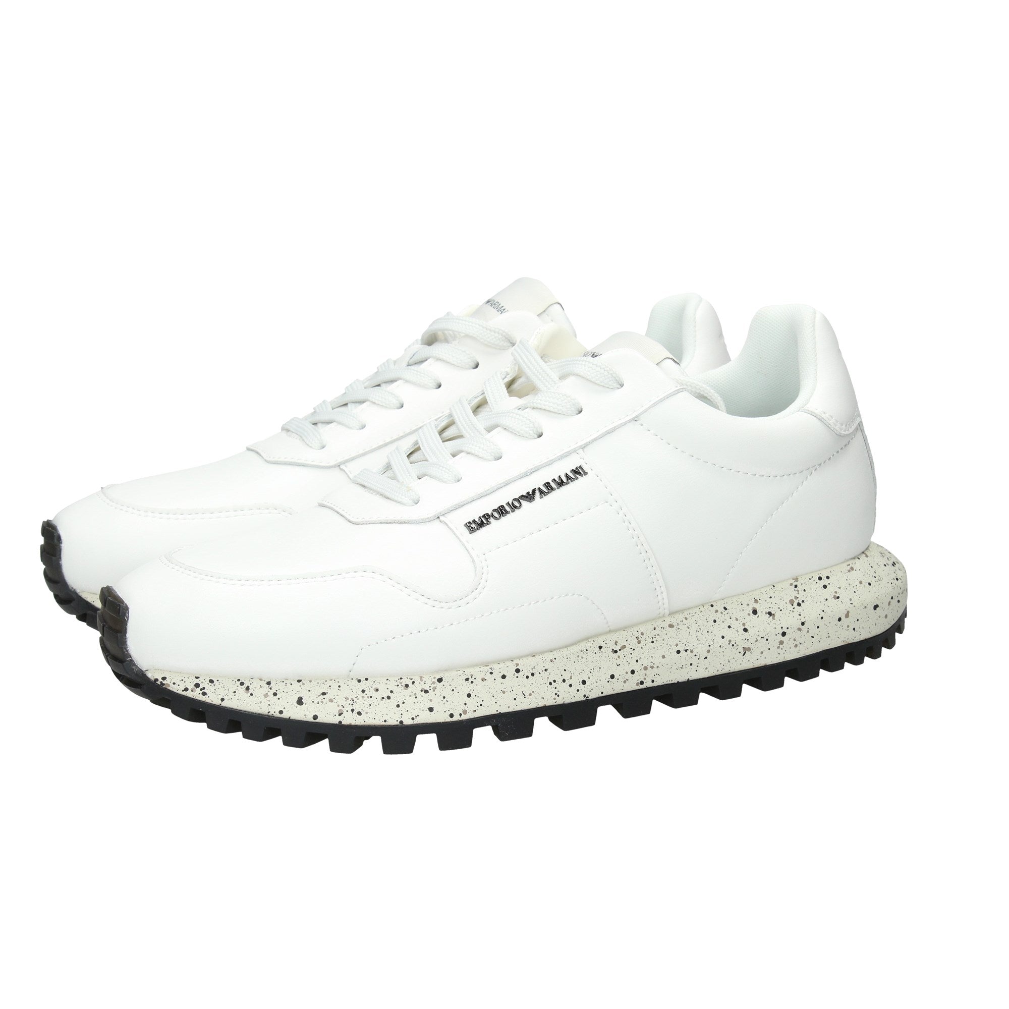 Emporio Armani-OUTLET-SALE-Sneakers WEISS-ARCHIVIST