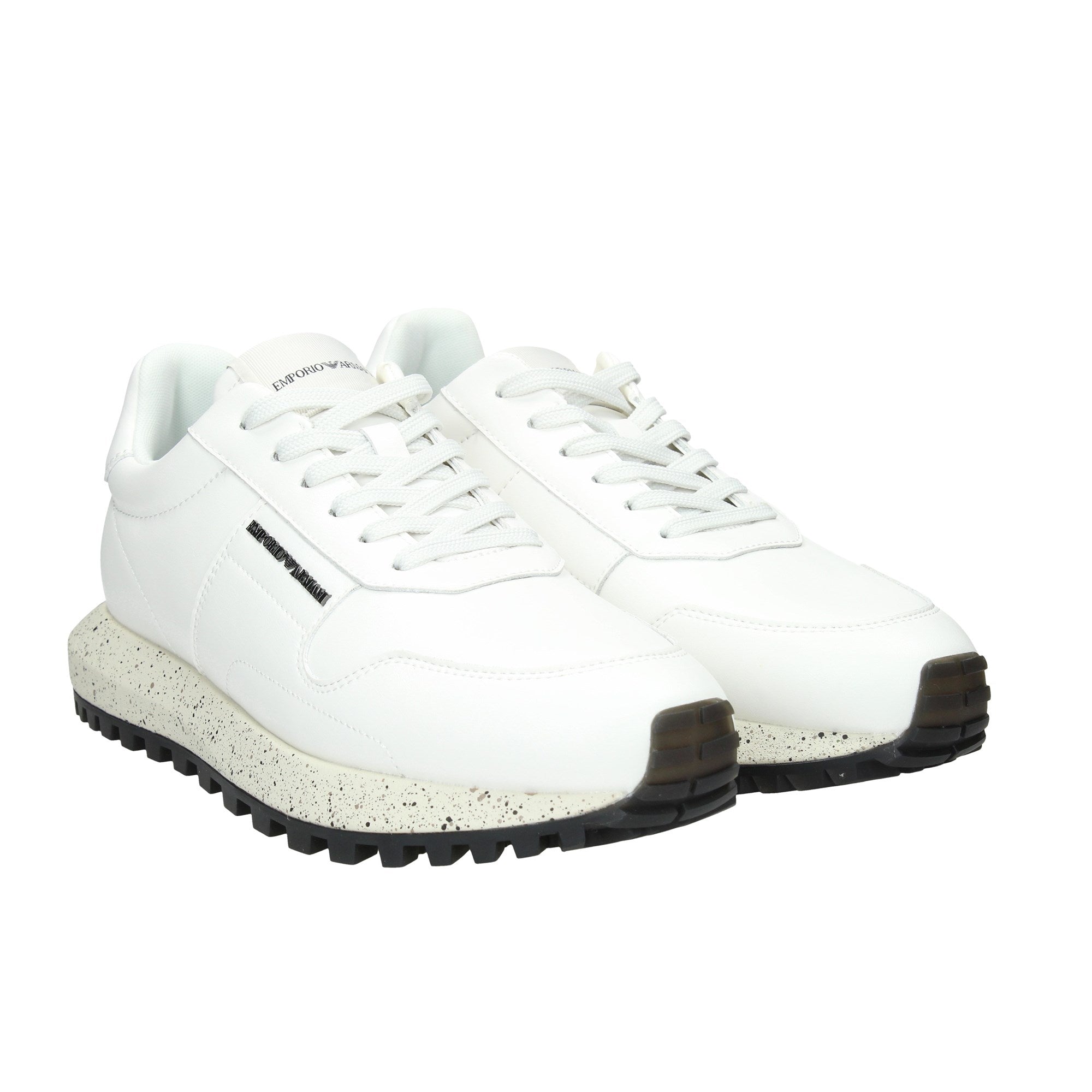 Emporio Armani-OUTLET-SALE-Sneakers WEISS-ARCHIVIST