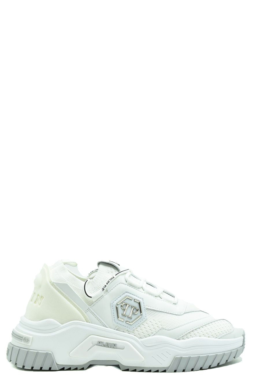 PHILIPP PLEIN-OUTLET-SALE-Sneakers WEISS-ARCHIVIST