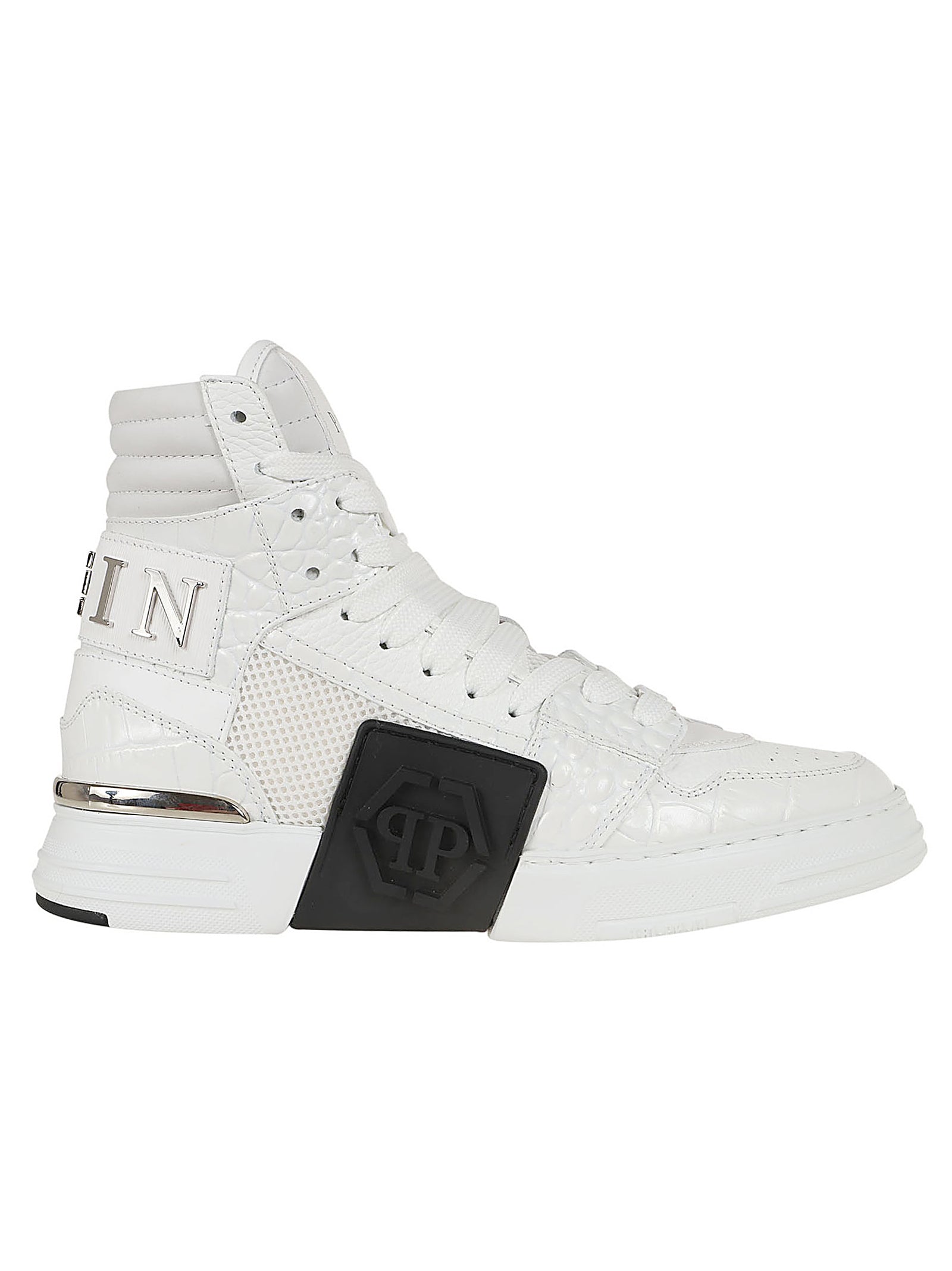 PHILIPP PLEIN-OUTLET-SALE-Sneakers WEISS-ARCHIVIST