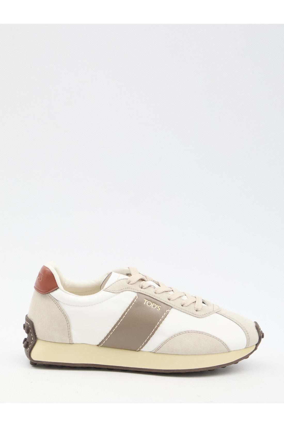 TOD'S-OUTLET-SALE-Sneakers in leather and technical fabric-ARCHIVIST