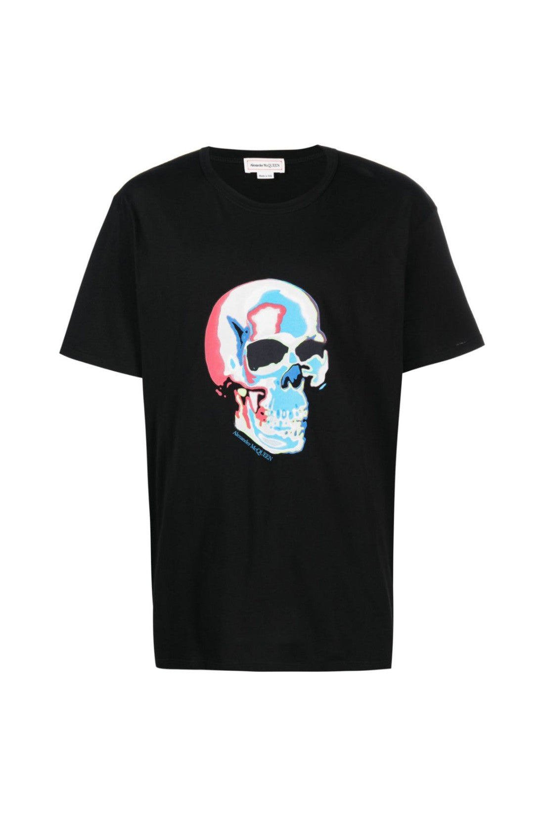 Alexander McQueen-OUTLET-SALE-Solarised Skull Logo T-Shirt-ARCHIVIST