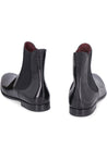 Dolce & Gabbana-OUTLET-SALE-Spazzolato leather Chelsea boots-ARCHIVIST
