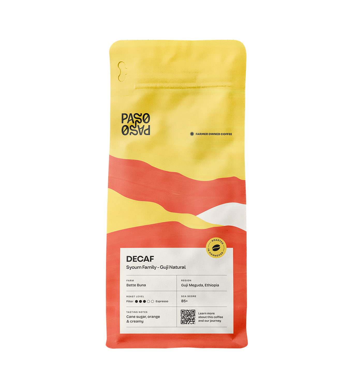 Paso Paso - Farmer Owned Coffee-EA Decaf - Syoum Family - Guji Natural-Black-Deal-Outlet-by-ARCHIVIST