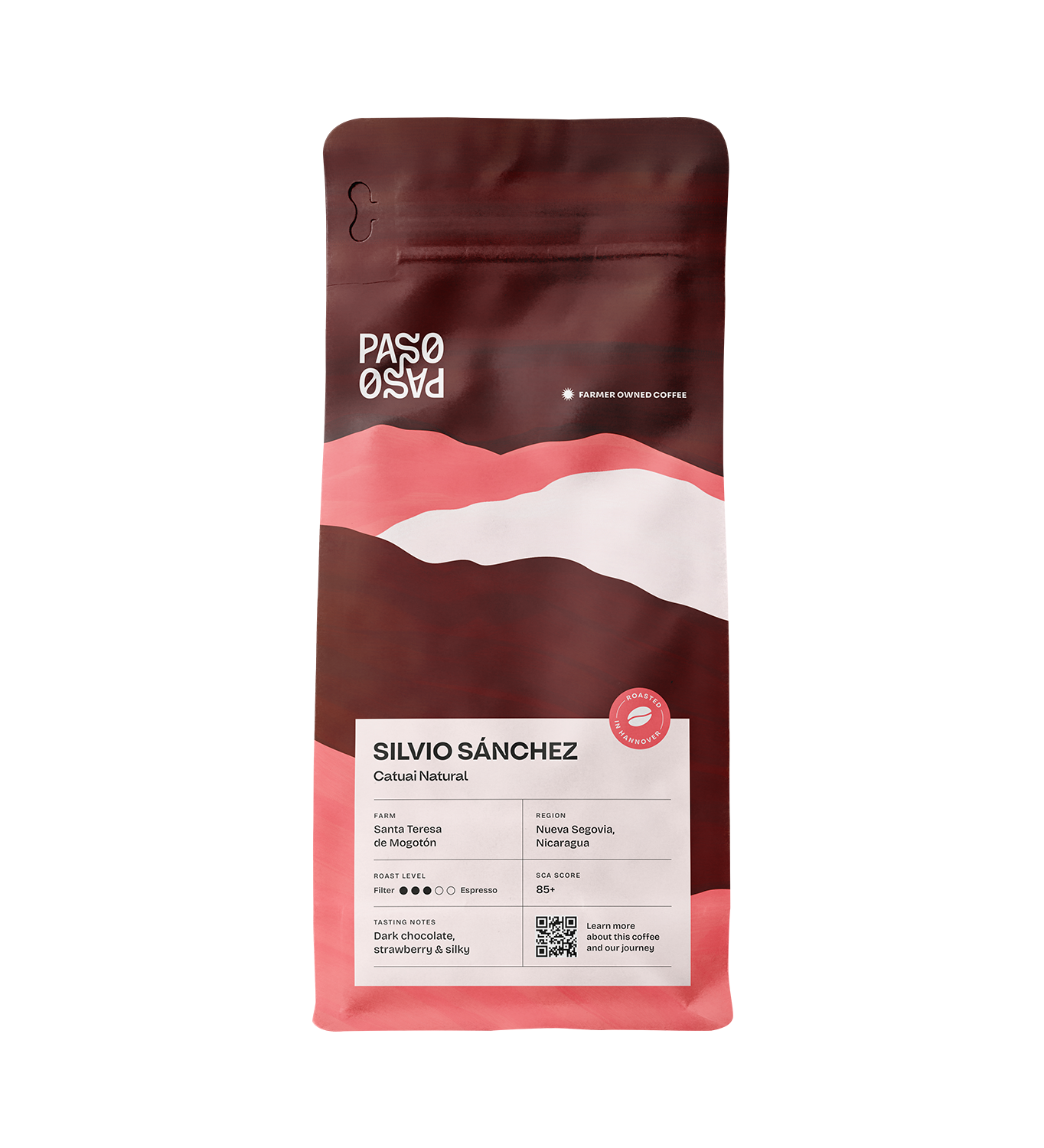 Paso Paso - Farmer Owned Coffee-Espresso - Silvio Sánchez - Catuai Natural-Black-Deal-Outlet-by-ARCHIVIST