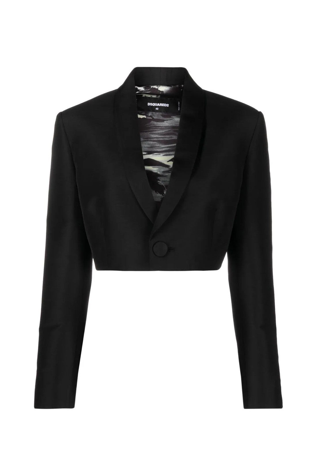 Dsquared2-OUTLET-SALE-Spencer Cropped Blazer-ARCHIVIST