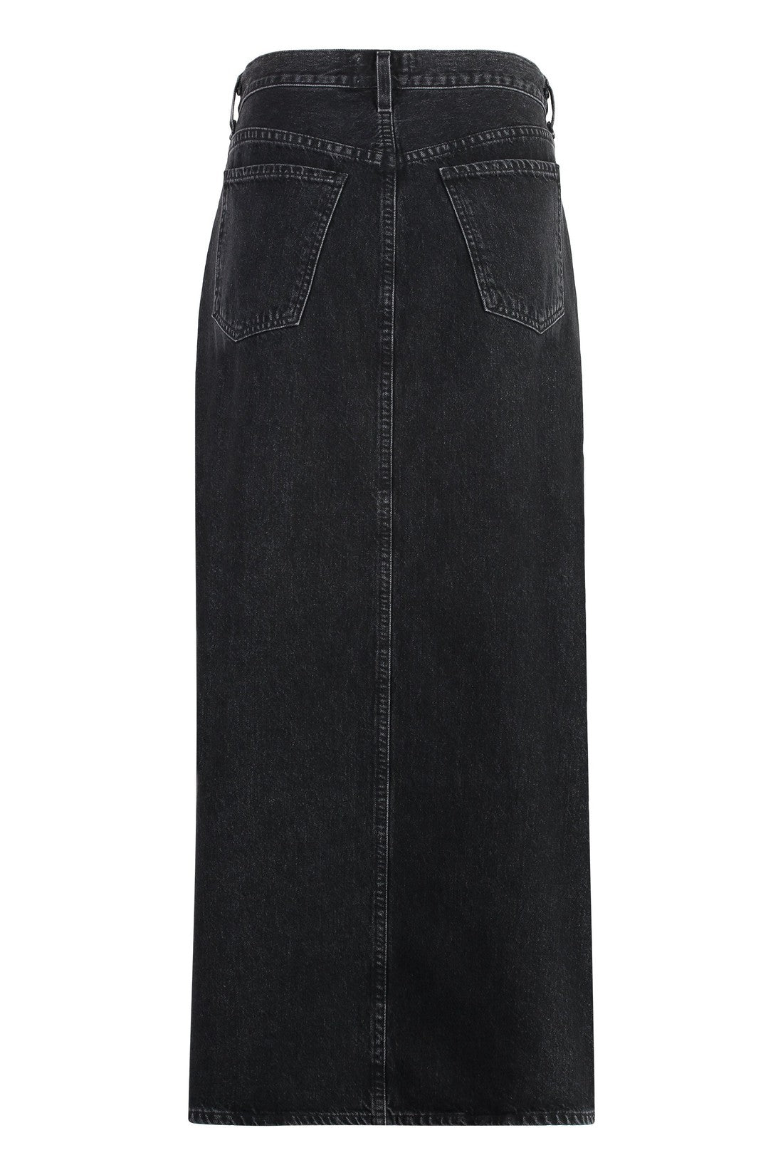 AGOLDE-OUTLET-SALE-Spider denim skirt-ARCHIVIST