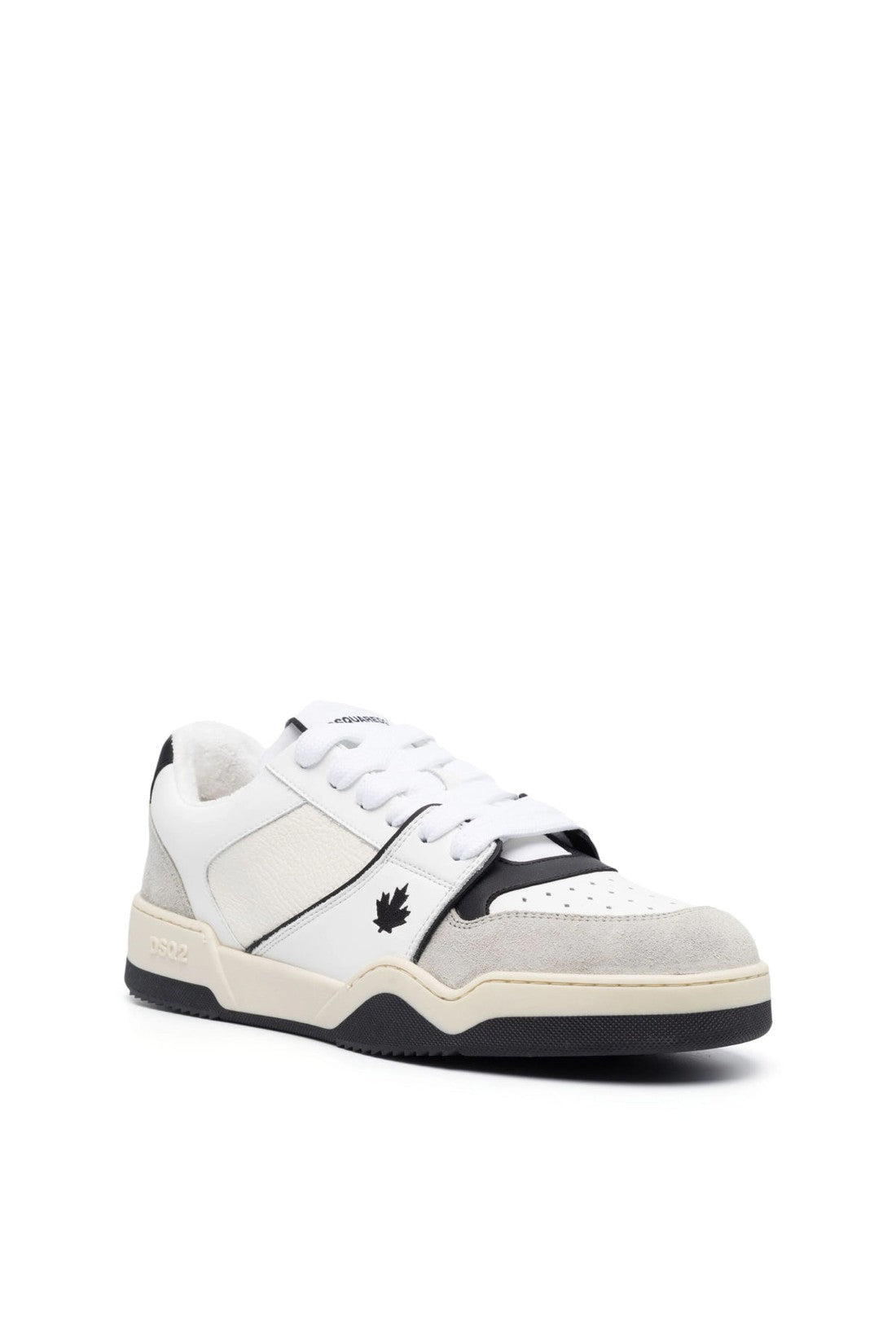 Dsquared2-OUTLET-SALE-Spiker Leaf Logo Sneakers-ARCHIVIST