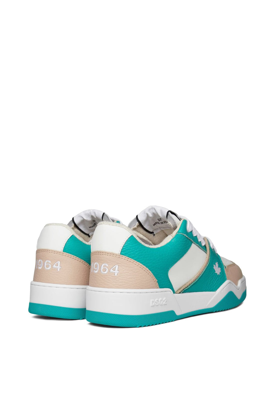 Dsquared2-OUTLET-SALE-Spiker Leaf Logo Sneakers-ARCHIVIST