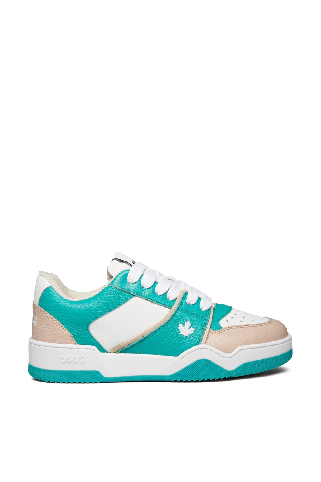 Dsquared2-OUTLET-SALE-Spiker Leaf Logo Sneakers-ARCHIVIST