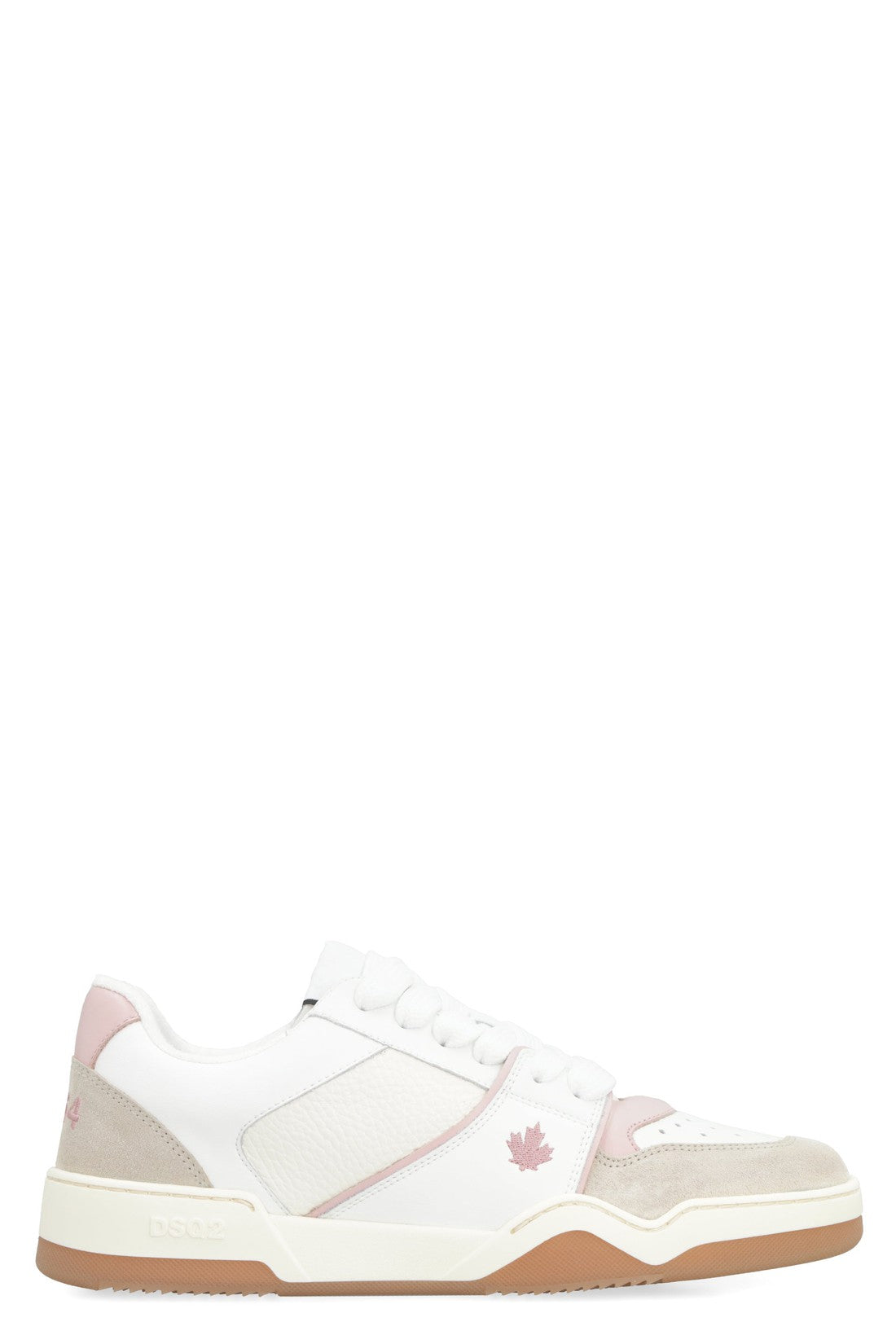 Dsquared2-OUTLET-SALE-Spiker leather low-top sneakers-ARCHIVIST
