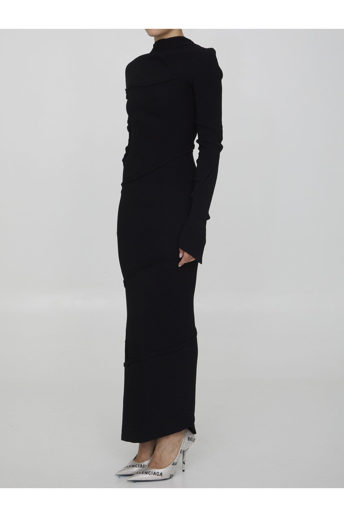 BALENCIAGA-OUTLET-SALE-Spiral maxi dress-ARCHIVIST