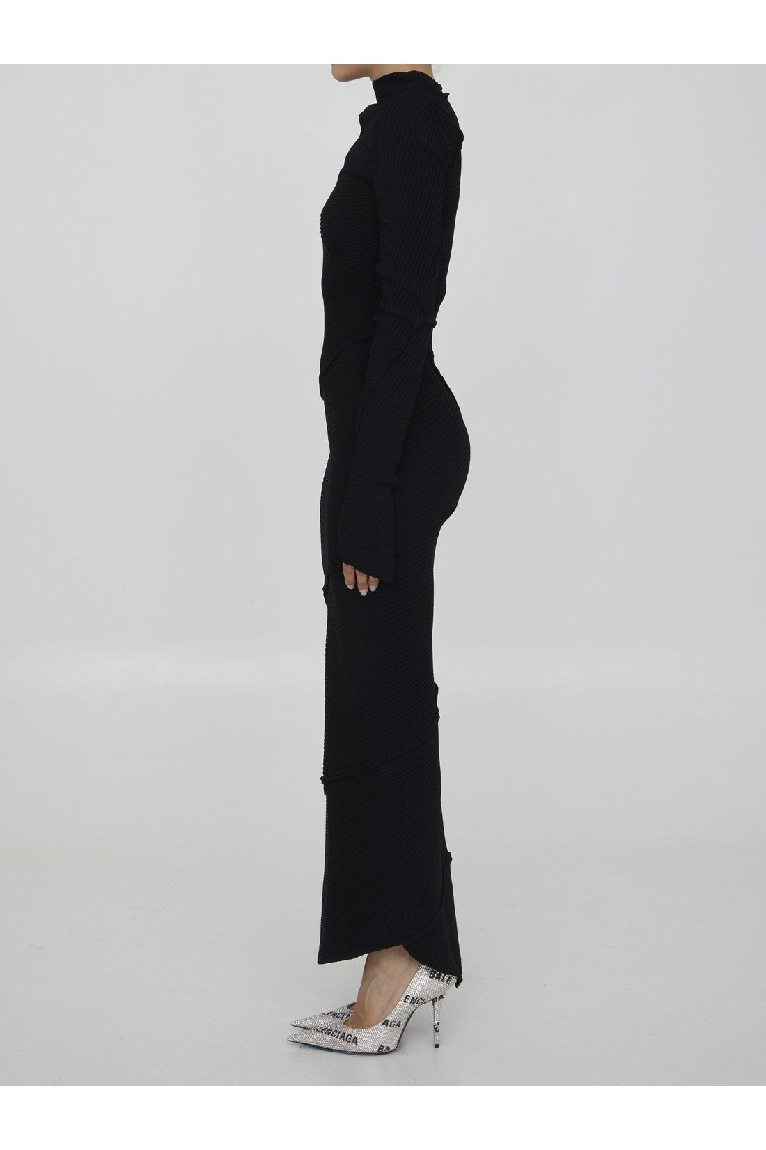 BALENCIAGA-OUTLET-SALE-Spiral maxi dress-ARCHIVIST