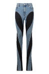 Mugler-OUTLET-SALE-Spiral skinny jeans-ARCHIVIST