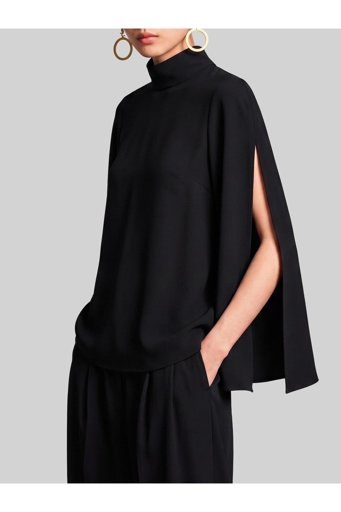 Sutton new york-OUTLET-SALE-Split sleeves bell top-ARCHIVIST