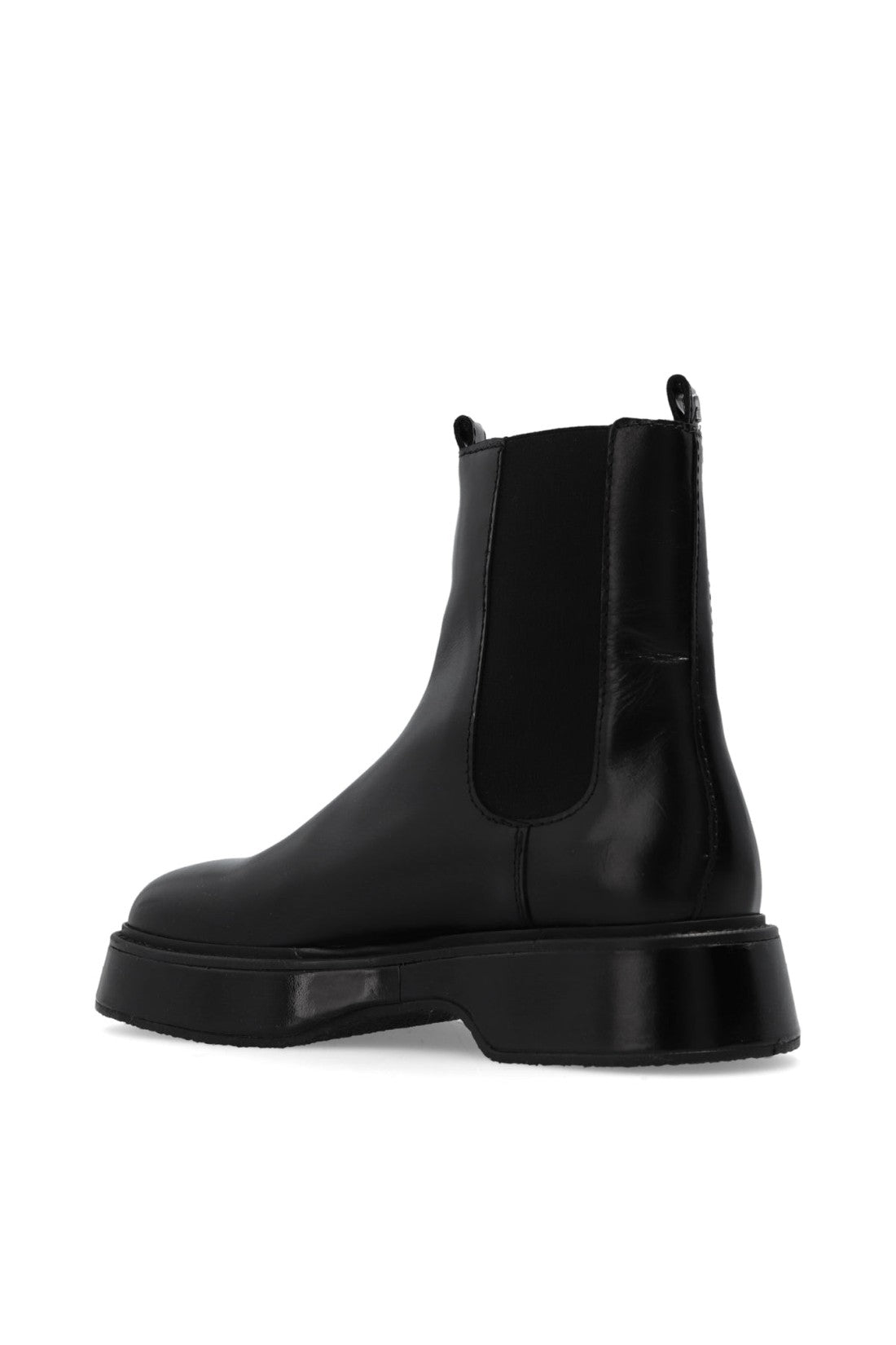 AMI Paris-OUTLET-SALE-Square Toe Leather Chelsea Boots-ARCHIVIST